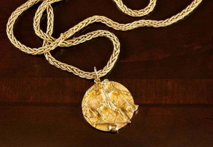 tiffany zodiac necklace gold